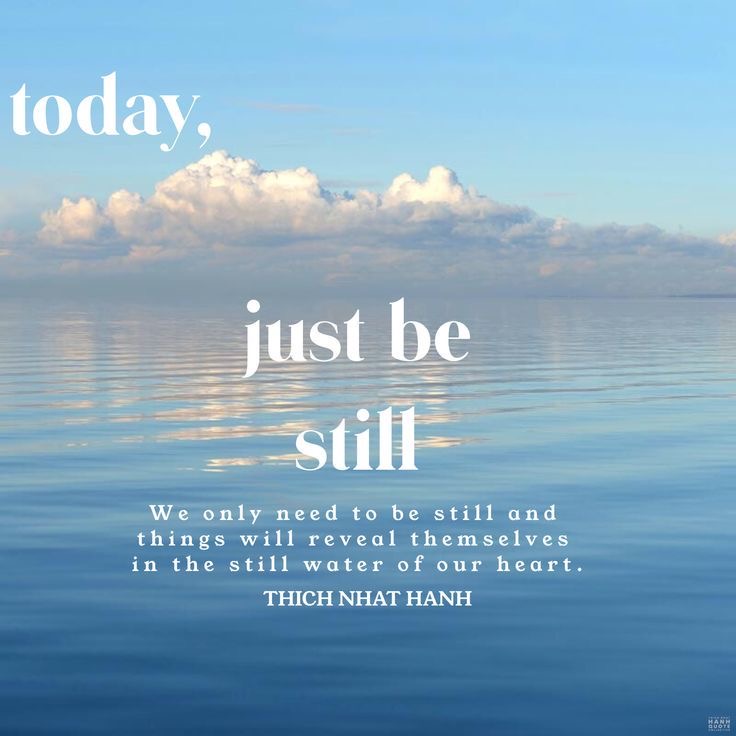 Be Still